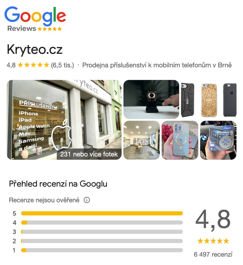 hodnoceni zakazniku kryteo na google_1